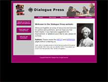 Tablet Screenshot of dialoguepress.com